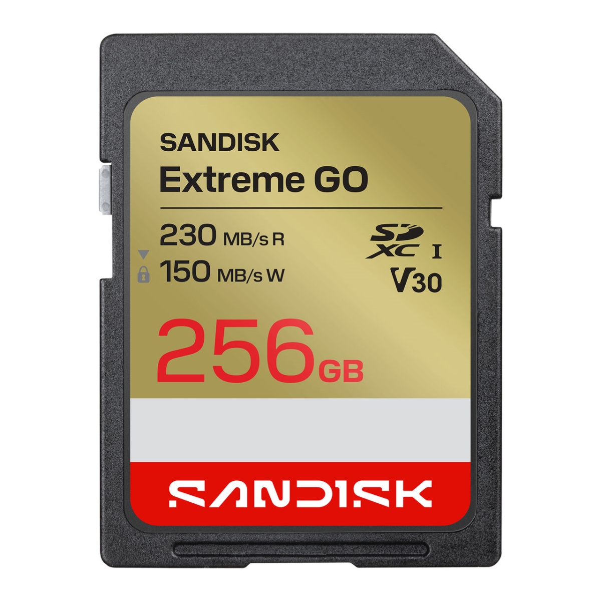 SDSDXGN-256G-GNCIN 256GB Extreme GO SD UHS-I Memory Card