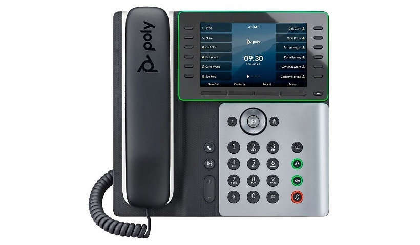 8F3H0AA Poly Edge E550 IP Phone & PoE-Enabled - GSA-TAA