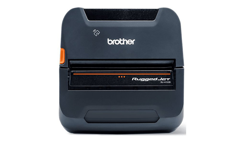 RJ4235BL Black & White Direct Thermal Rugged Jet Label Receipt Printer - 4 in.
