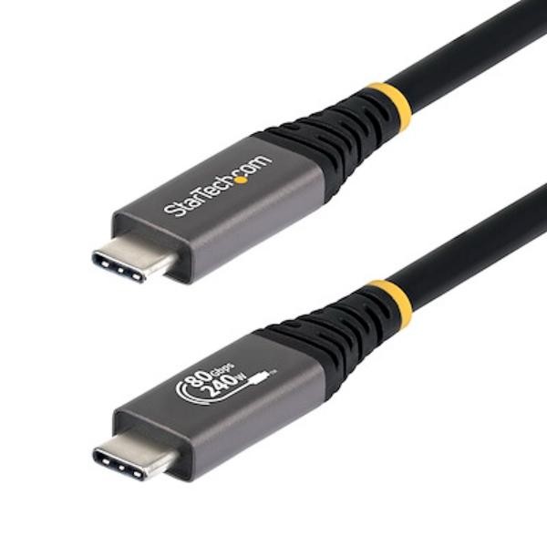 1.5FT/45CM USB-IF CERTIFIED USB4 CABLE SUPPORTS 80GBPS; DISPLAYPORT 2.1 VIDEO W/