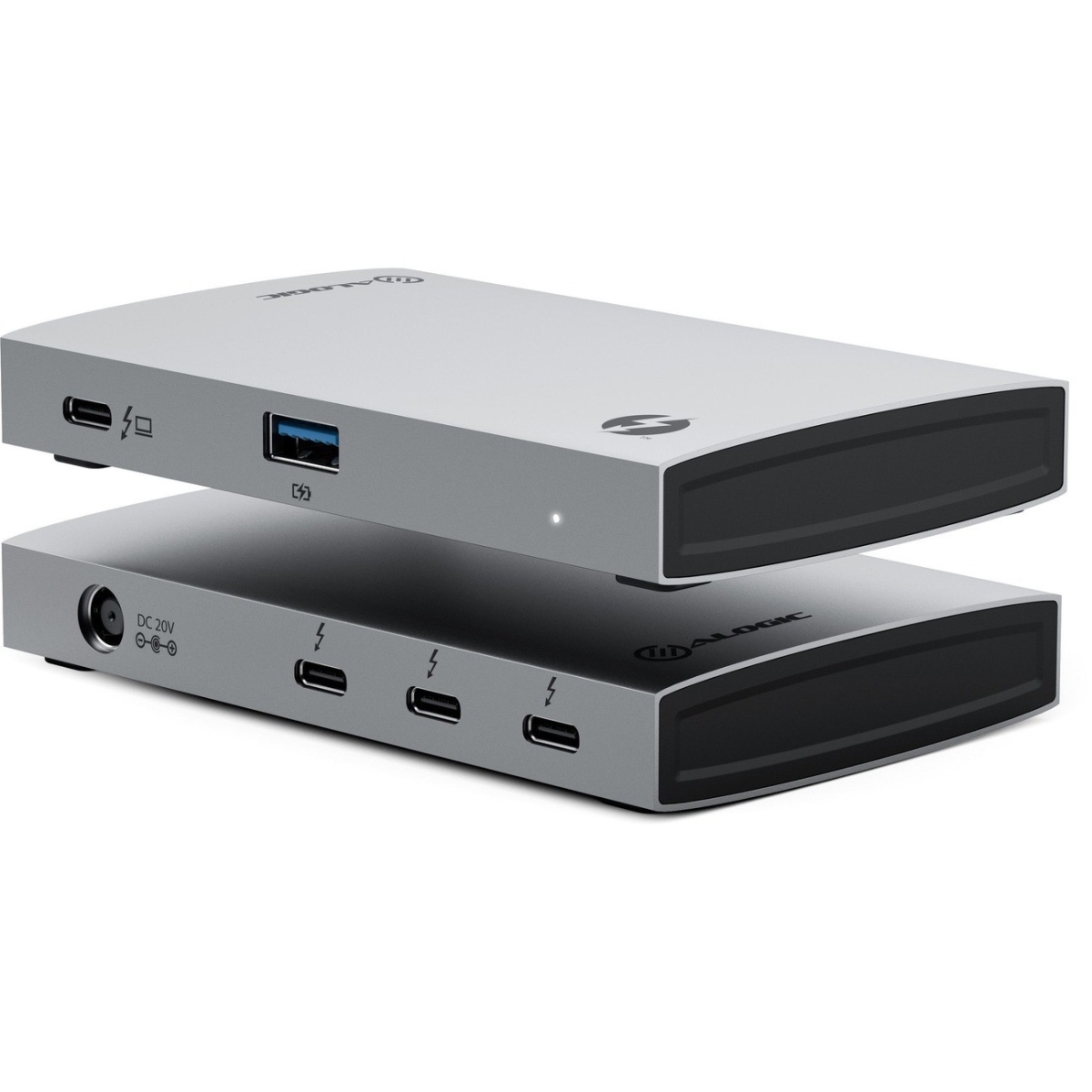 TB4H3TBSCS Thunderbolt 4 Blaze Compact Hub, Space Gray & Black