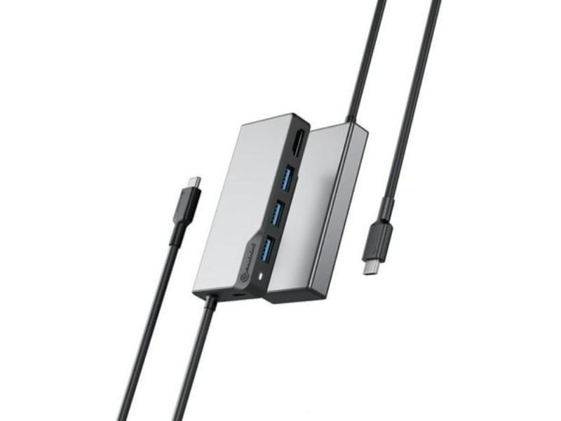 UCFUHDV2SGRSCS V2 Fusion Core 5-in-1 USB-C Hub Compact Dock