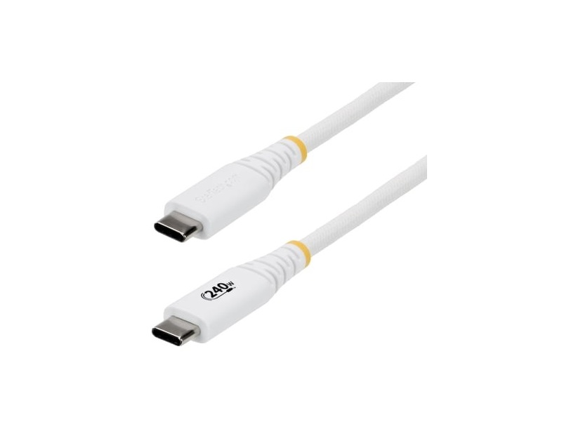 S2CEPR6FWUSBCAB 6 ft. 240W Power Delivery USB-C Charging Cable, White