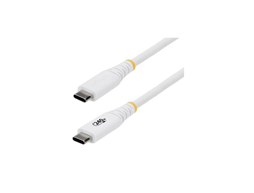 S2CEPR10FWUSBCA 10 ft. 240W Power Delivery USB-C Charging Cable, White