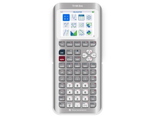 TI84EVOSILVMET Evo Graphing Calculator, Silver Metallic