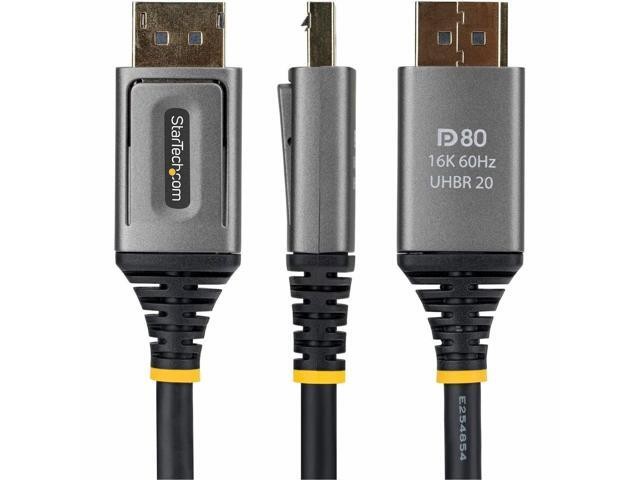 DP21V3FDP80CBLE 16K 60Hz VESA-Certified DisplayPort 2.1 Cable, Black