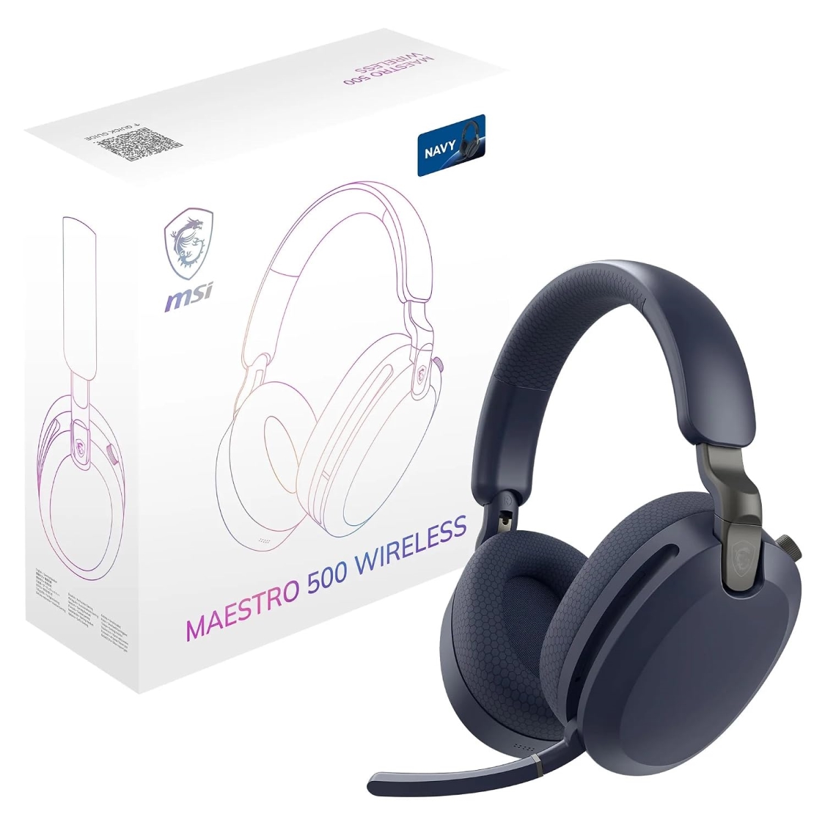 MAESTRO500WN Maestro 500 Wireless Gaming Headset - Navy