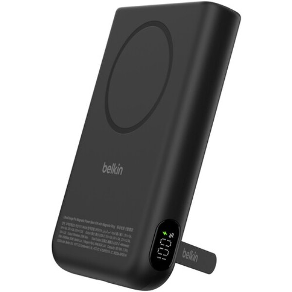 BPD014fqBK 10K QI2.2 Magnetic Power Bank - Black
