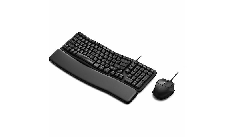 K72509NA Pro Fit Ergo KM620 Wired EQ Keyboard & Mouse Combo - Black
