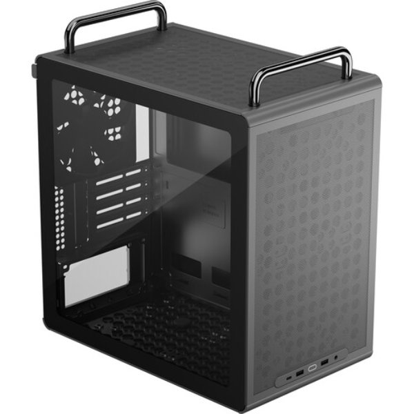 Coolermaster Q340-KGNN-S00 Qube 340 Micro-ATX PC Case - Black