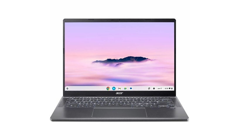 NX.JM5AA.00A 14 in. Chromebook Plus Intel 714 U5 16 GB RAM & 256 GB SSD ChromeOS Laptop - Steel Gray