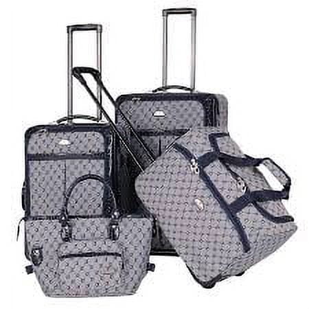 Picture of American Flyer 83700-4 NAV AF Signature Luggage Set, Navy - 4 Piece