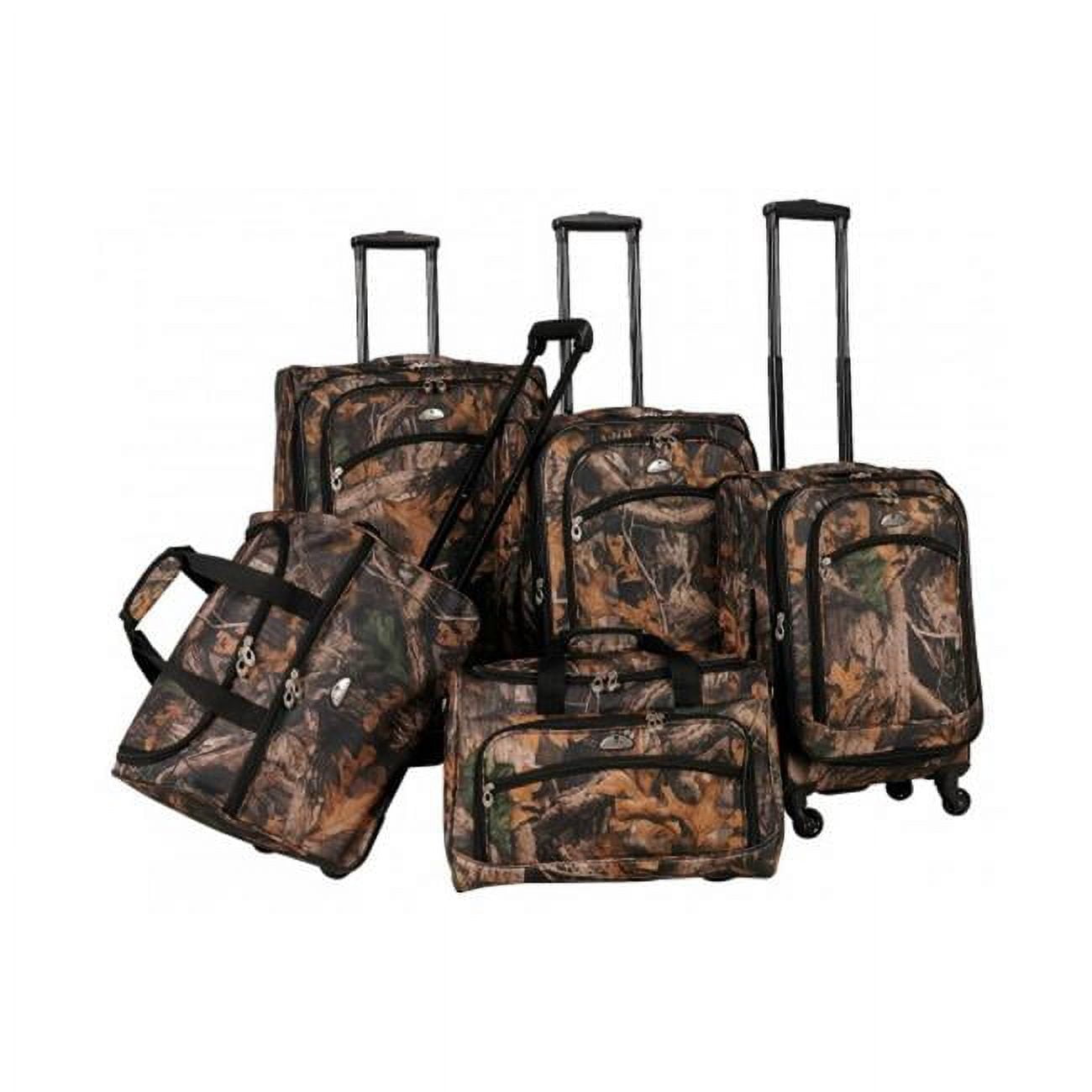 Picture of American Flyer 95400-5 CGRN AF Camo Luggage Set - 5 Piece