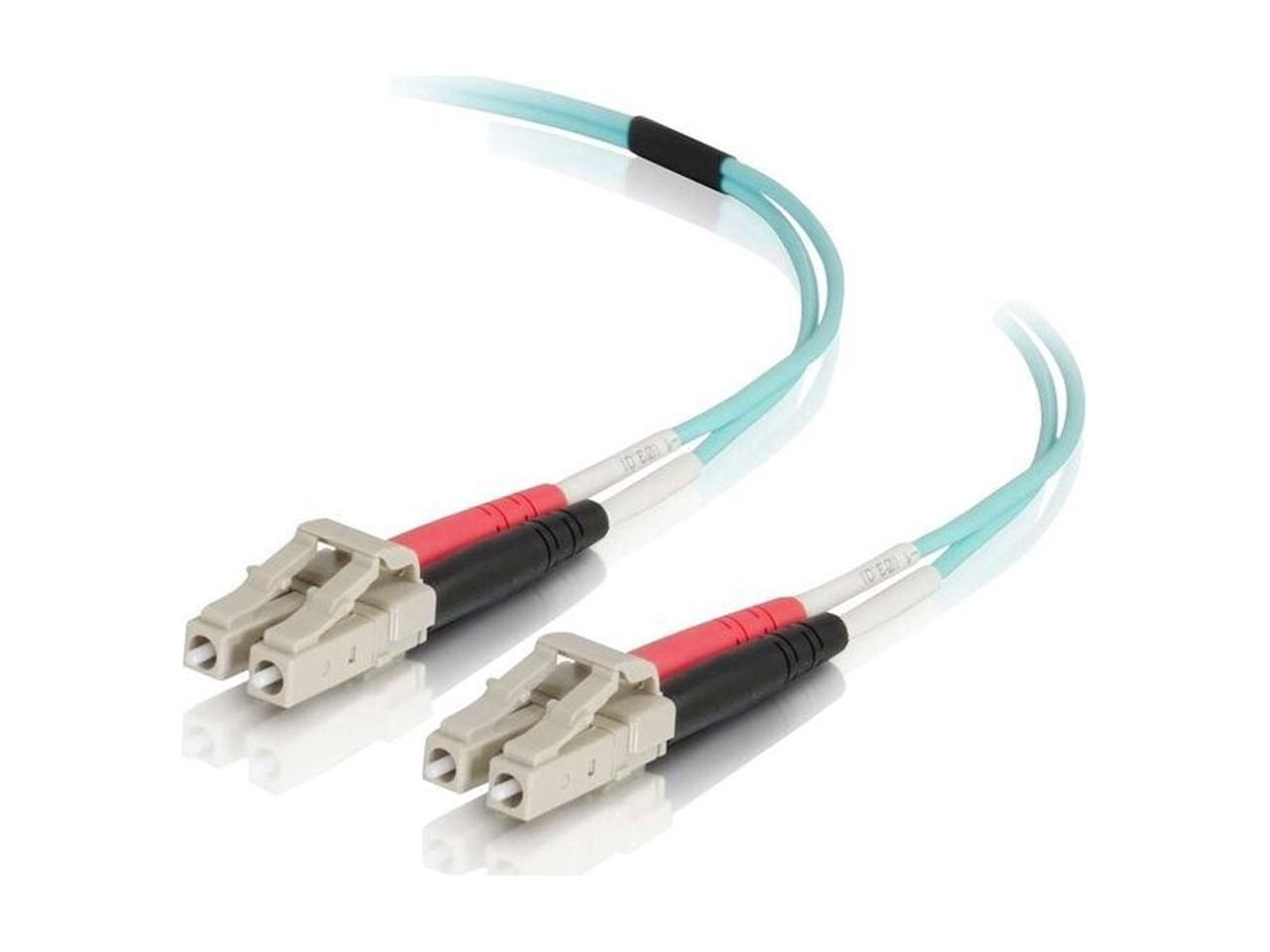 Picture of C2G 1003 Duplex Multimode Fiber Cable, Aqua