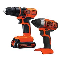 Picture of Stanley Black & Decker BD2KITCDDI Lithium-ion Drill Impact Driver Kit