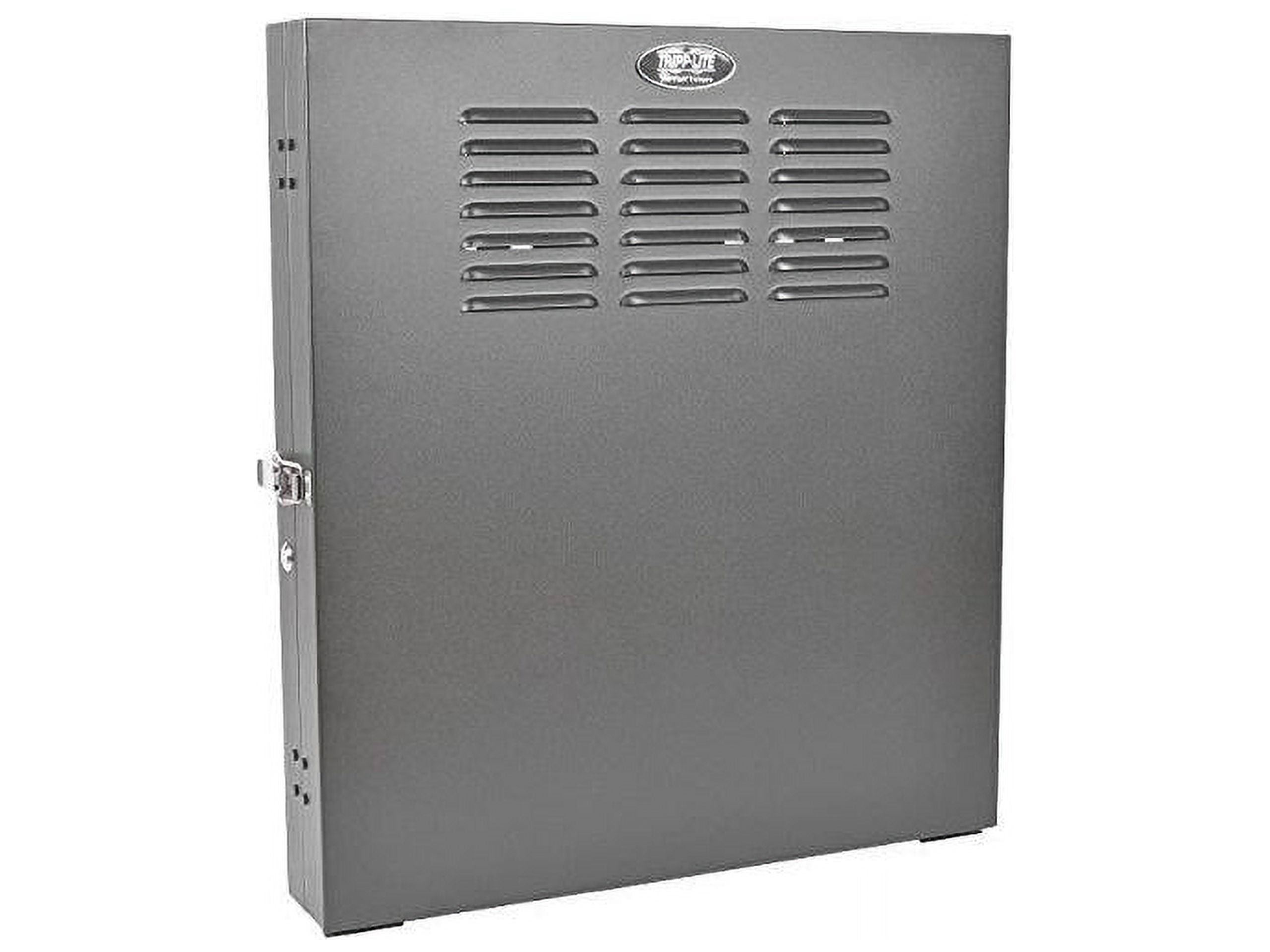 Tripp Lite  2U Low Profile Vertical Mount Switch Depth Wall Mount Rack Enclosure Cabinet - Black - 2U
