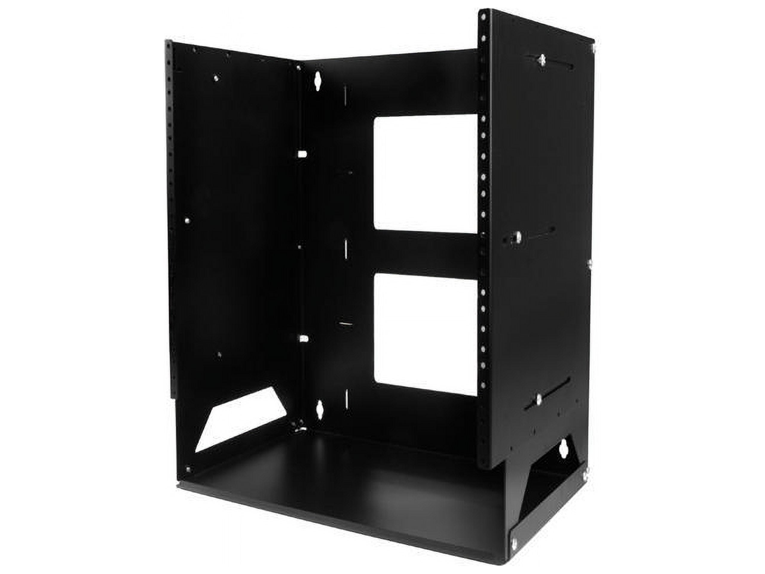 8U Wall-Mount Server Rack with Built-in Shelf Solid Steel