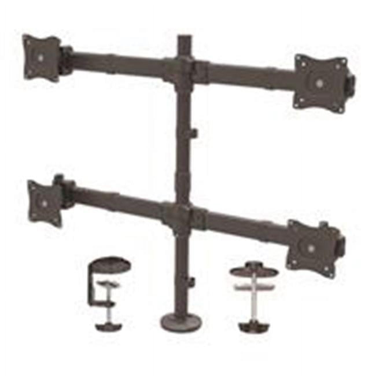 Desk-Mount Quad Monitor Arm