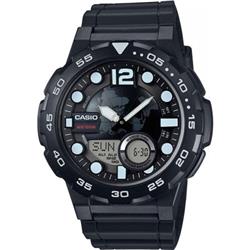 Picture of Casio AEQ100W-1BV Mens Black Analog Digital Watch