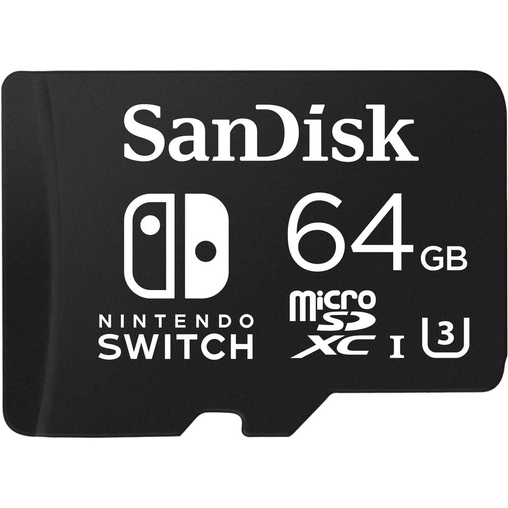 Picture of SanDisk SDSQXBO064GANCZ 64GB MicroSDXC Memory Card