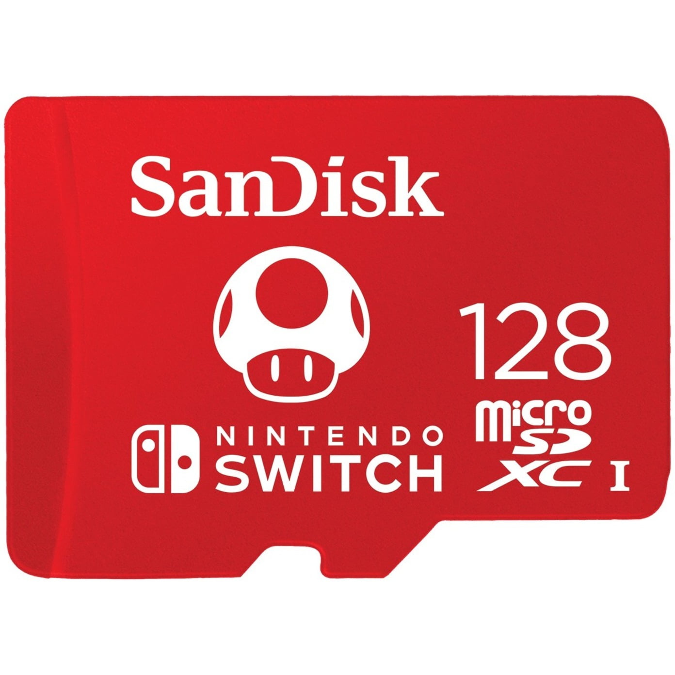 Picture of SanDisk SDSQXBO128GANCZ 128GB MicroSDXC Memory Card