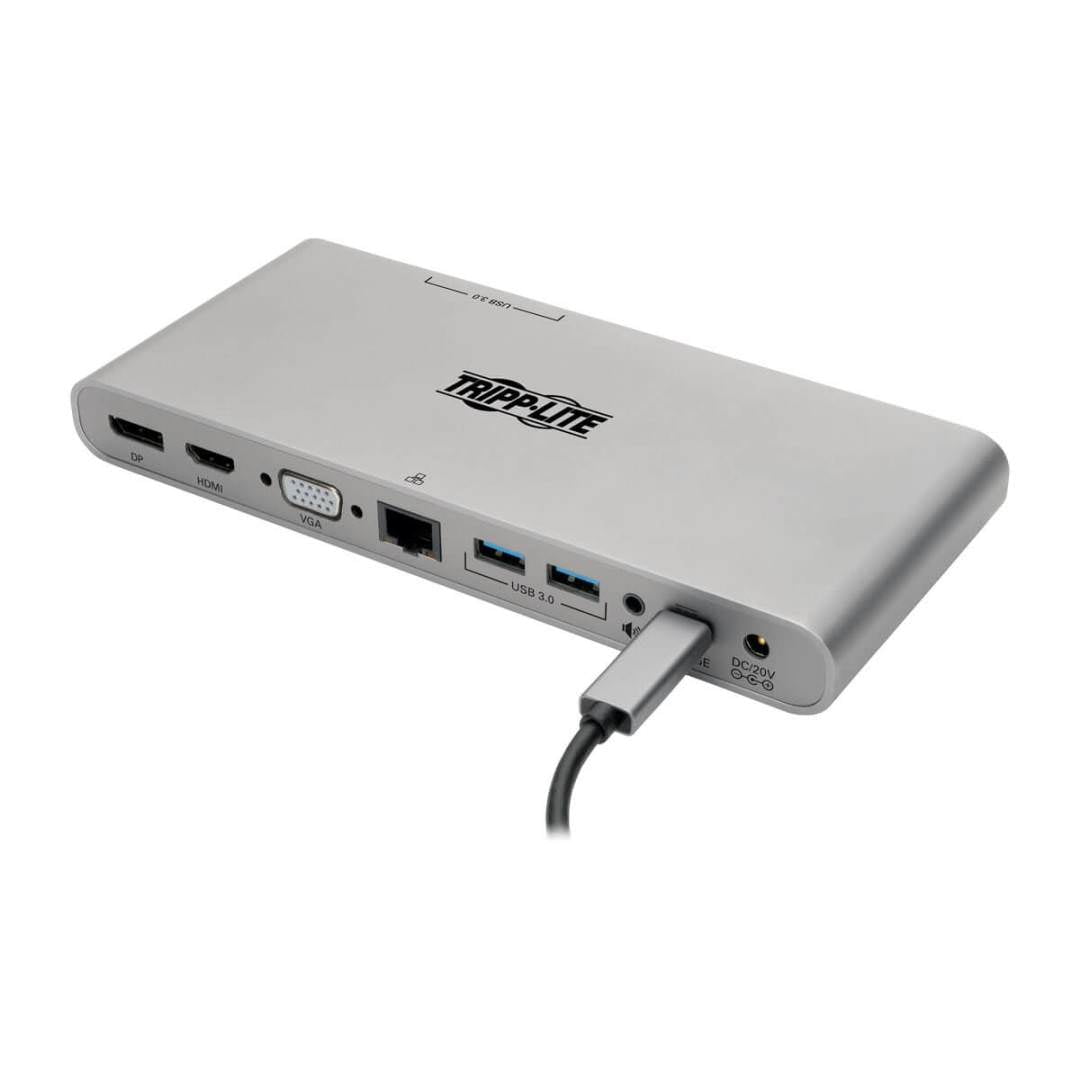 Picture of Tripp Lite U442-DOCK4-S USB-C Docking Station HDMI VGA DP GbE 4K PD Charging