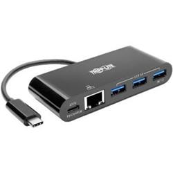 Picture of Tripp Lite U460-003-3AGB-C USB-C Hub Gigabit PD Charging