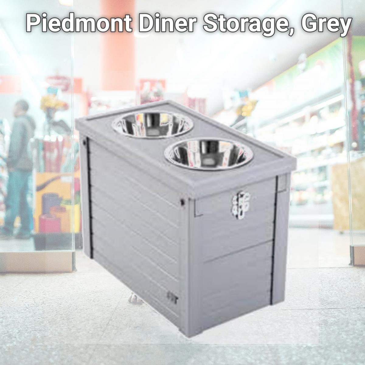 Picture of New Age Pet EHHF305XL Piedmont Diner Storage, Grey