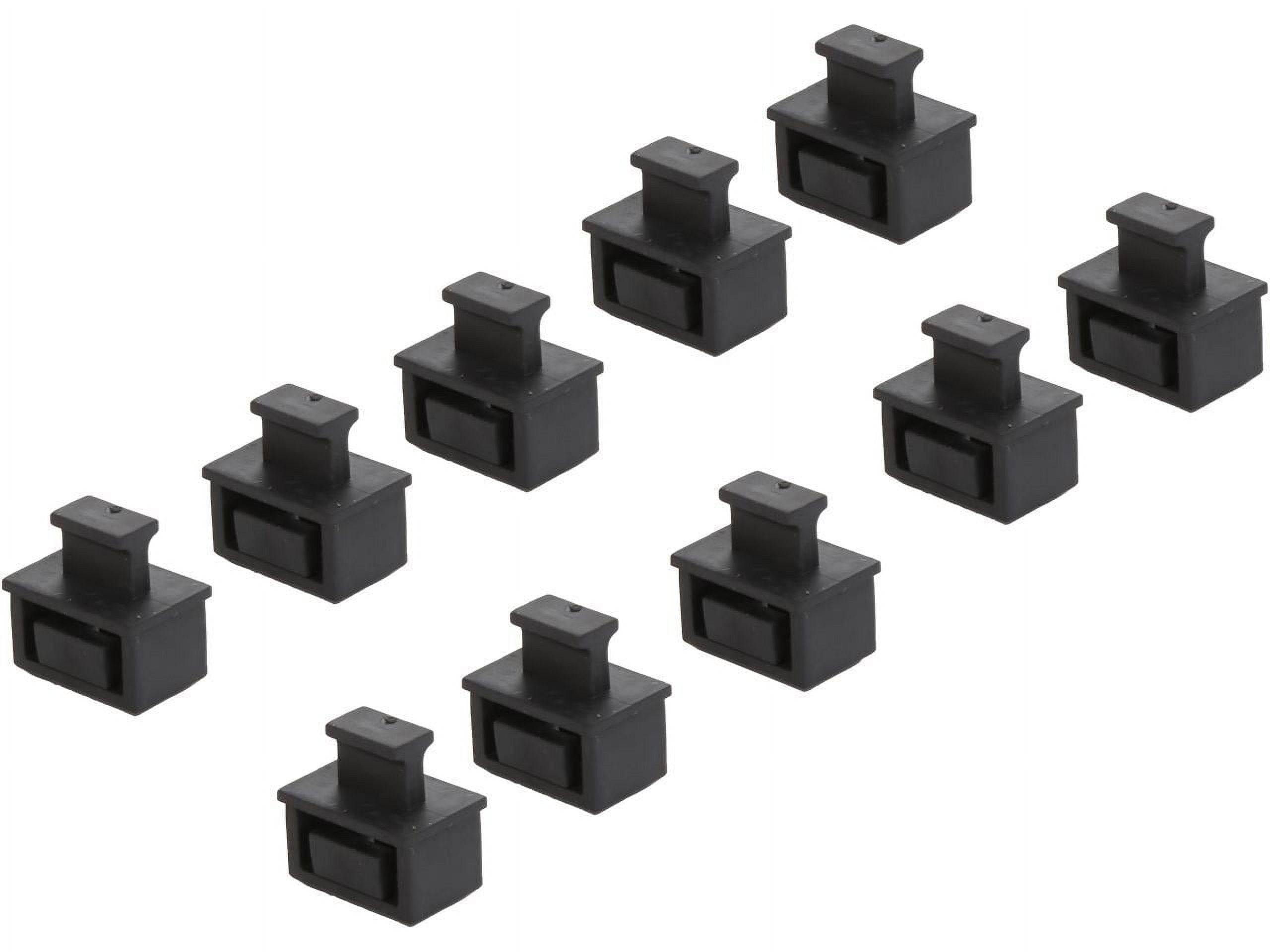 SFP Dust Covers - Black, Pack of 10