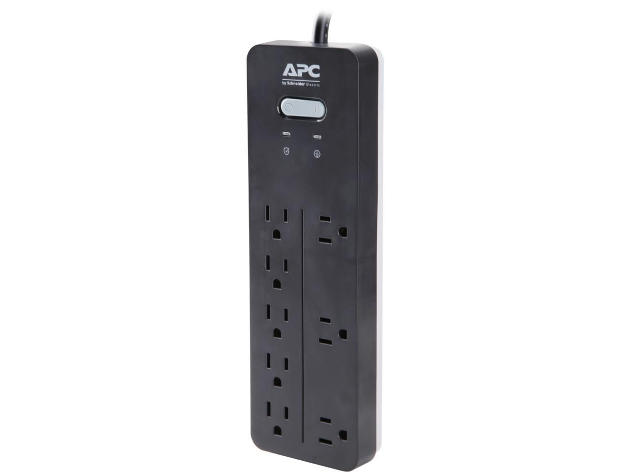 Picture of APC by Schneider Electric PH8 120V Home Office Surgearrest Surge Protector - Black