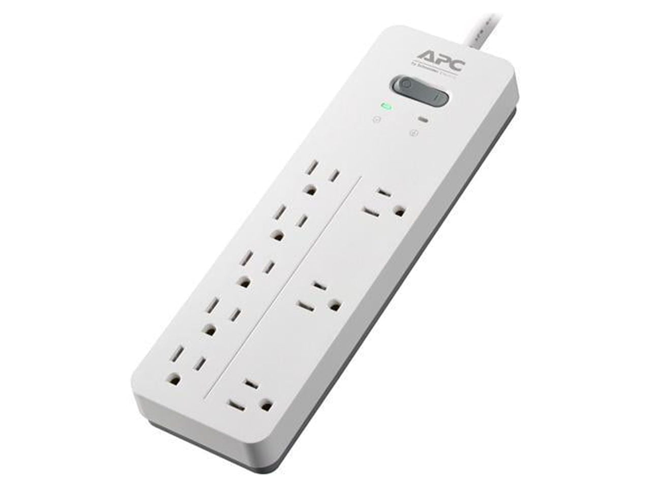 Picture of APC by Schneider Electric PH8W 120V Home Office Surgearrest 2160J Surge Protector&#44; 8 Outlets - White