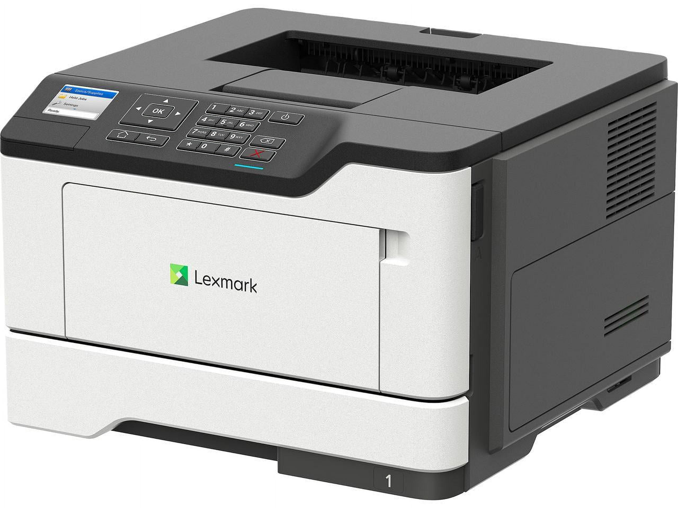 Picture of Lexmark 36S0300 MS521dn Monochrome Laser Printer - Gray&#44; White