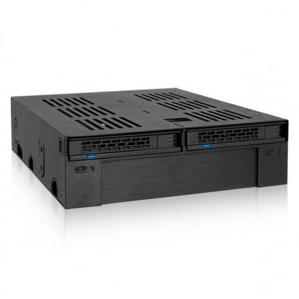 Picture of Icy Dock MB322SP-B 2.5 in. 2 Bay SAS SATA Storage Mobile Rack