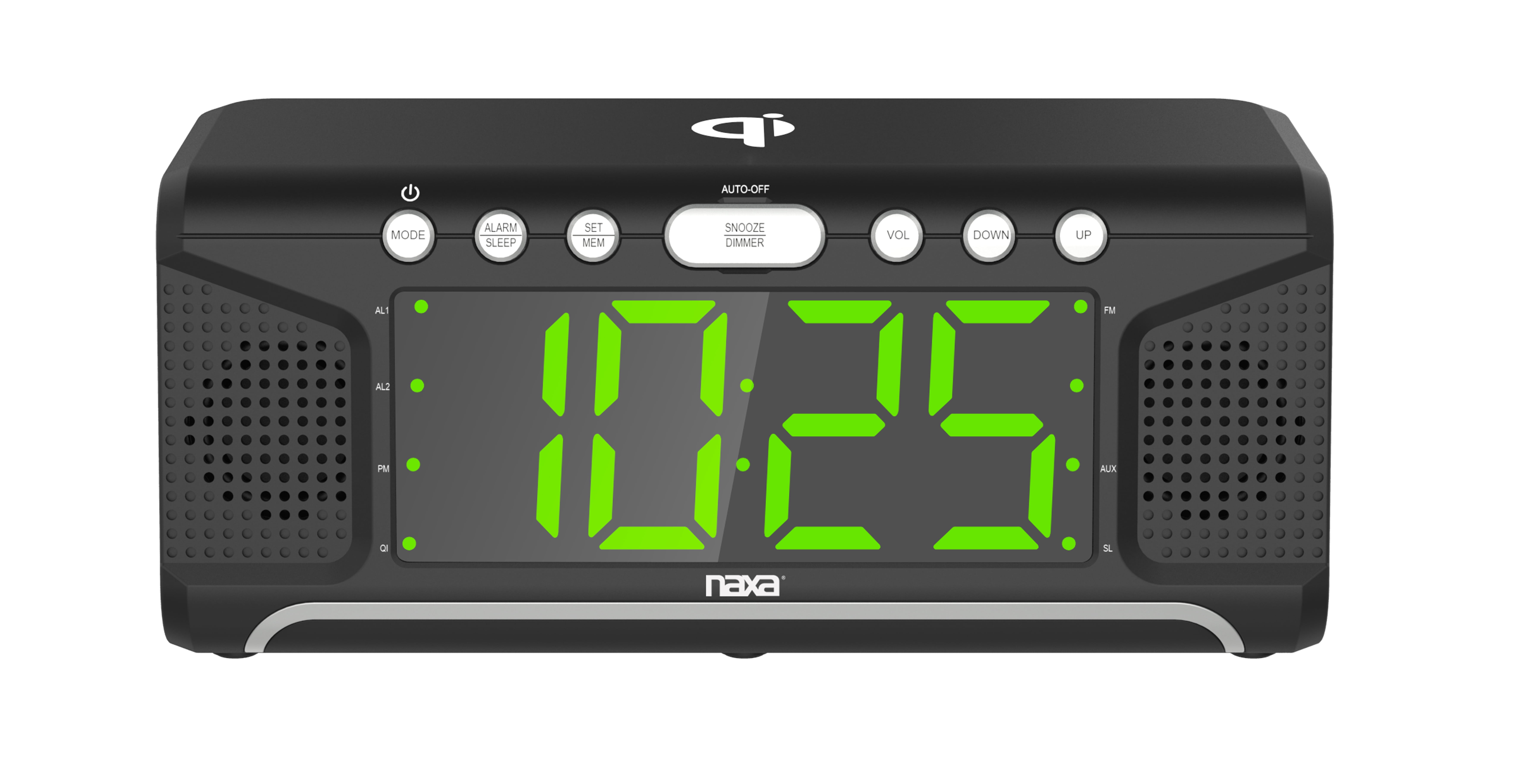 Picture of NAXA NRC-190 1.8 in. Dual Alarm Clock Display