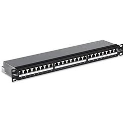 Picture of Trendnet TC-P24C6AS 1U 24 Port Cat6A Shielded Patch Panel&#44; Black