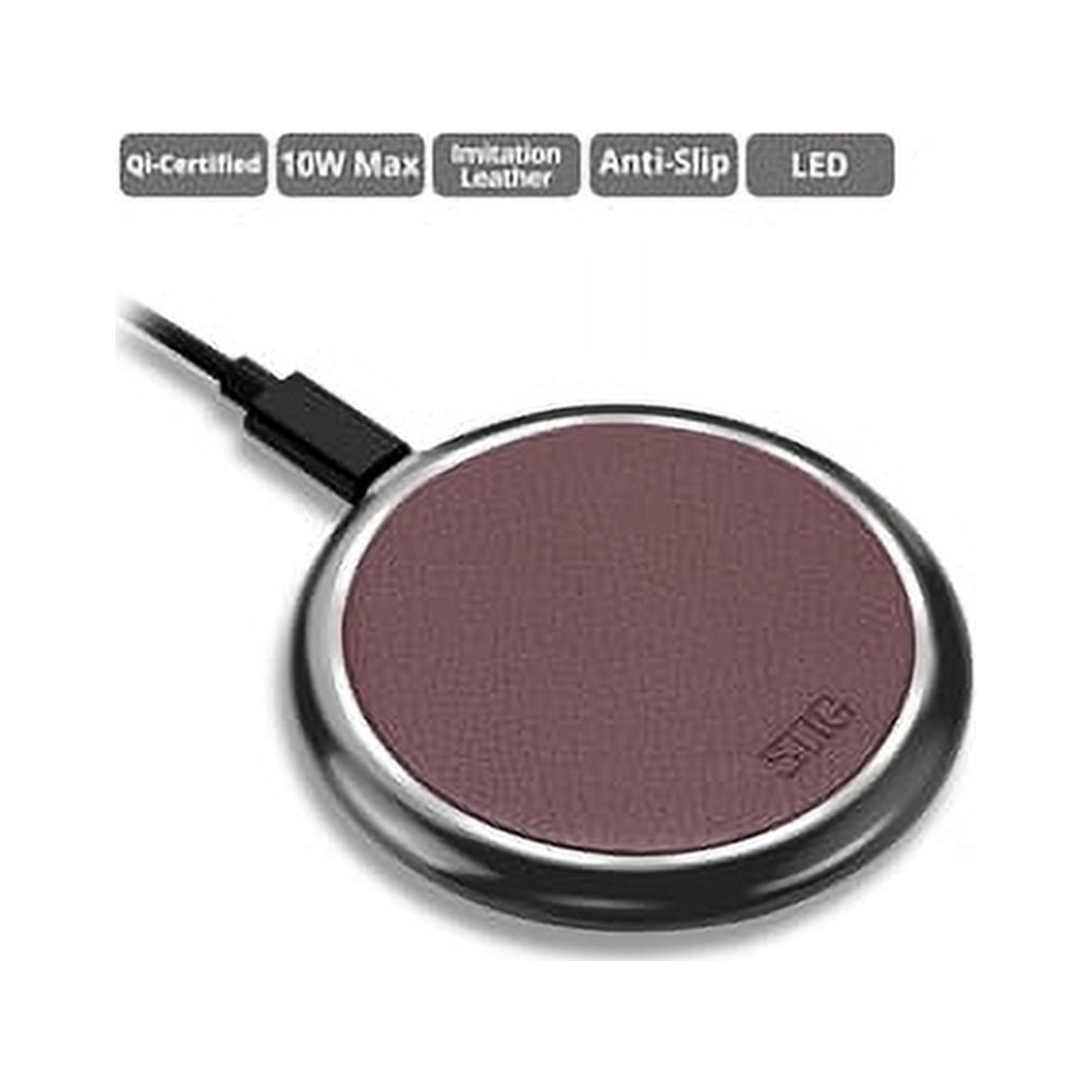 Picture of SIIG AC-PW1K12-S1 Premium Wireless Smartphone Charger Pad - Brown