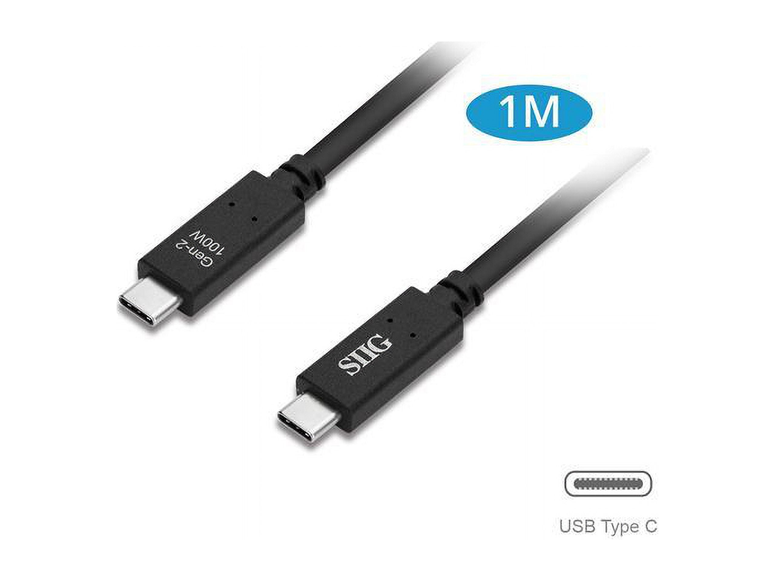 Cable CB-TC0F11-S1 USB 3.1 Type-C Gen 2 Cable 100W 1M 10Gbps Brown Box