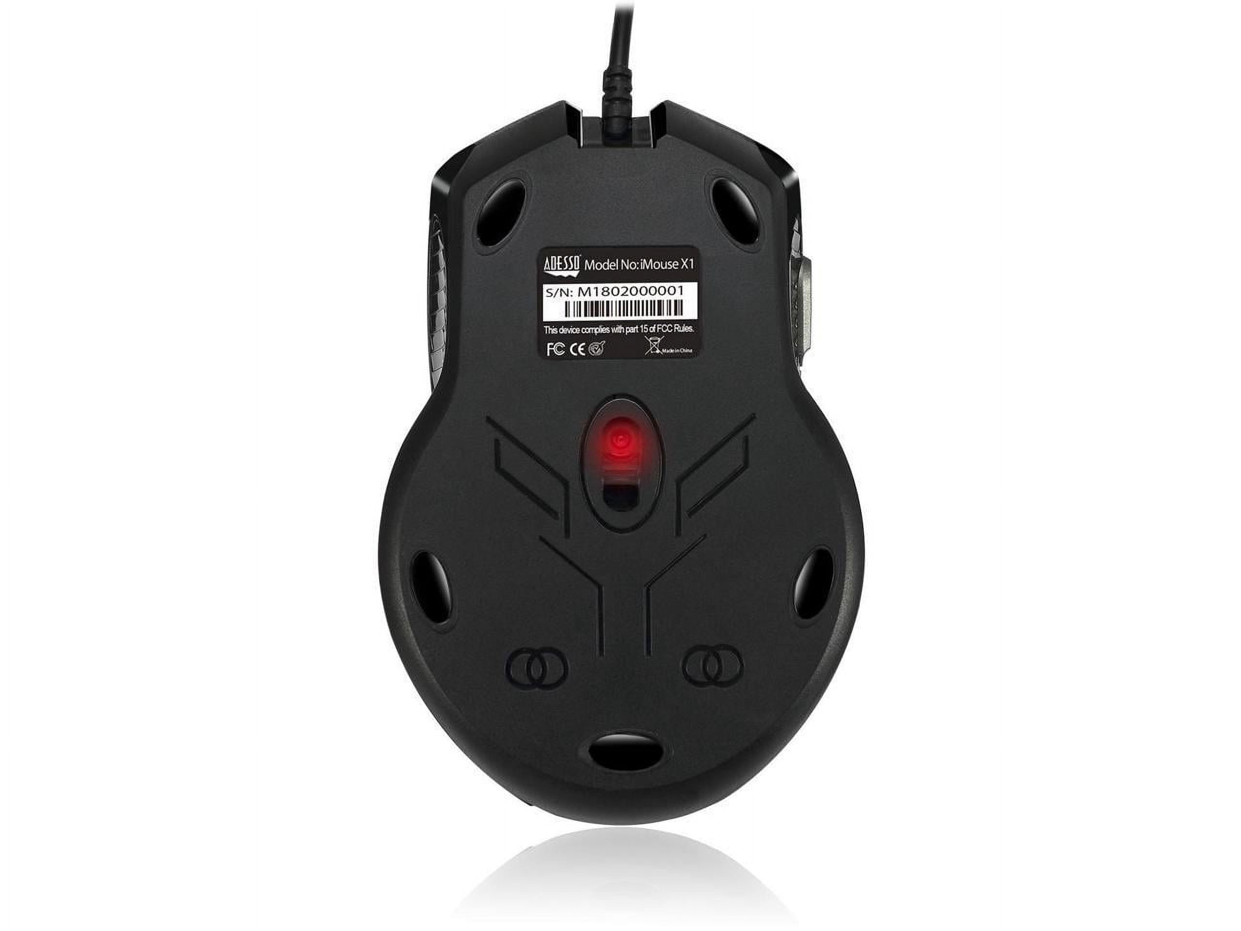 Picture of Adesso iMouse X1 6 Buttons Gaming Mouse - Multicolor