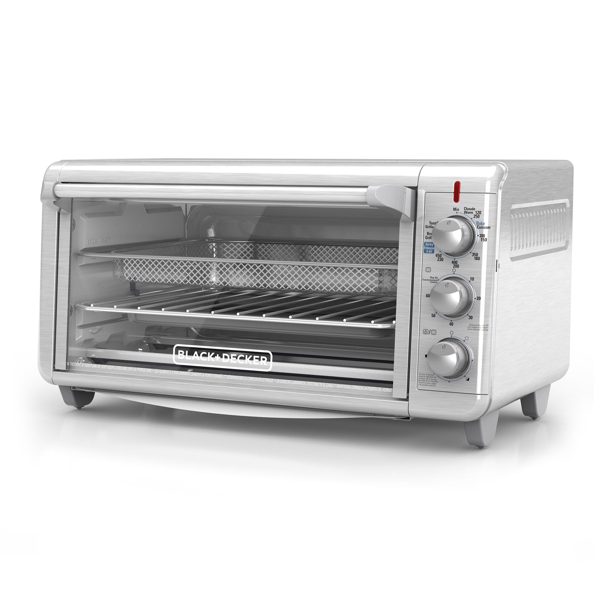 Picture of Spectrum TO3265XSSD Extra Wide Crisp N Bake Air Fry Toaster Oven - Silver