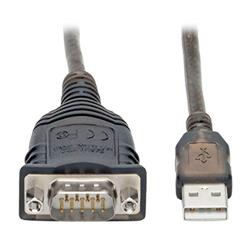 30 in. USB to DB9 Adapter Cable - Black