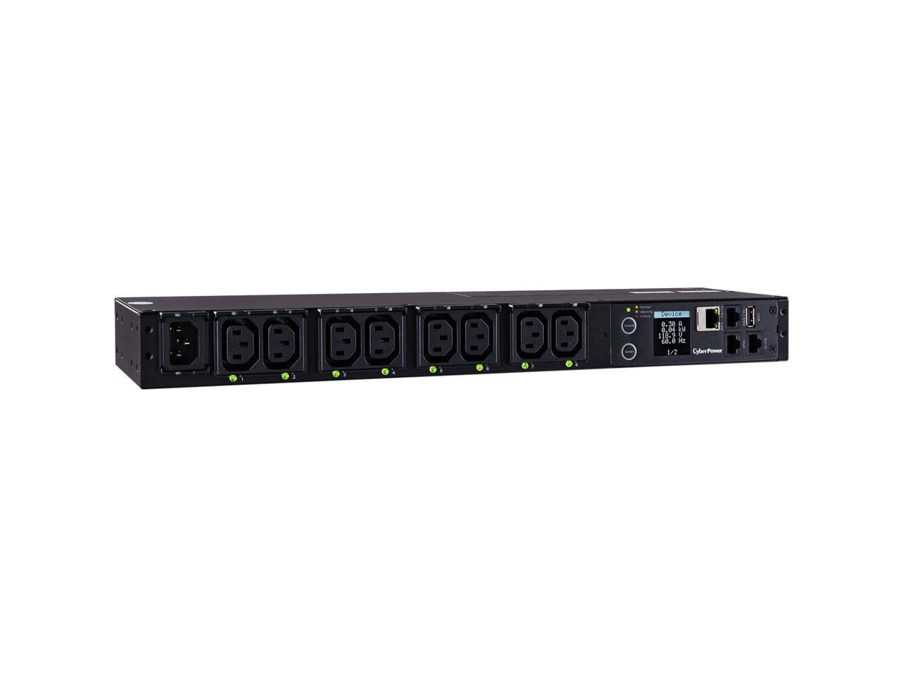 Switched PDU 15A 8Xiec 320 C13 Power Distribution Unit