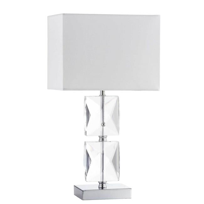 C96T-PC Signature 1 Light Incandescent Crystal Table Lamp - Clear -  Dainolite