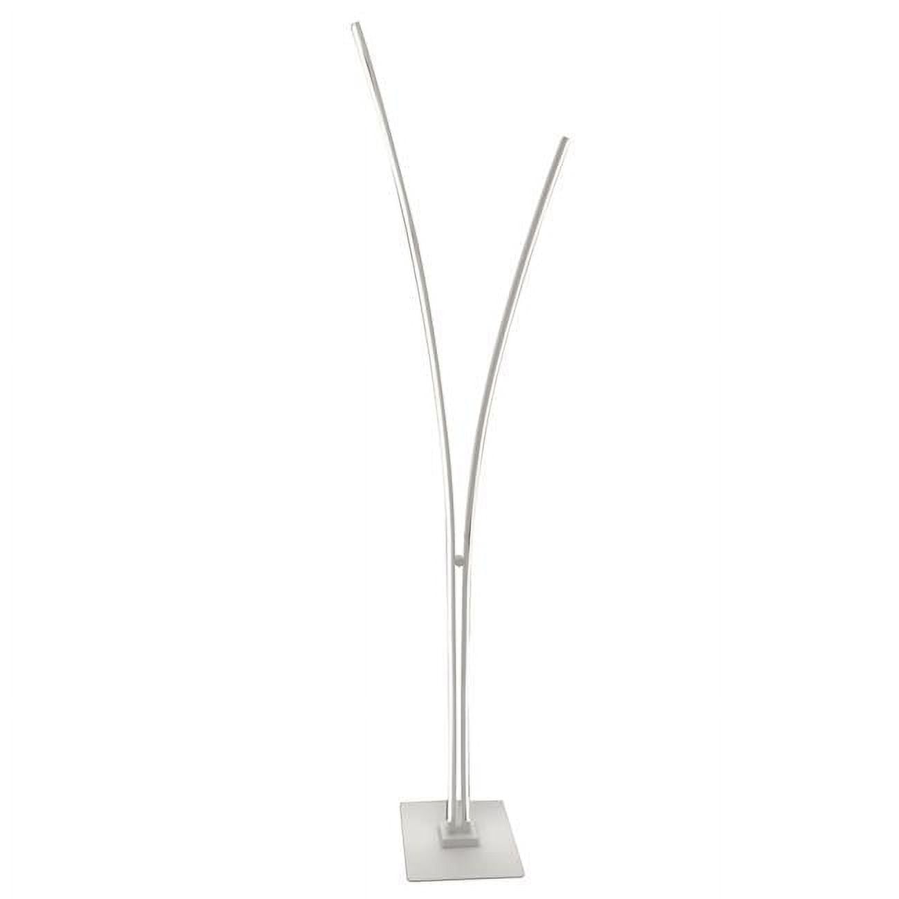 Picture of Dainolite VIN-6536LEDF-MW 34W Floor Lamp, Matte White with White Acrylic Diffuser