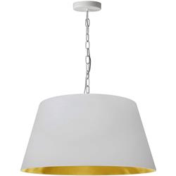 Dainolite BRY-M-WH-692, 1 Light White Pendant