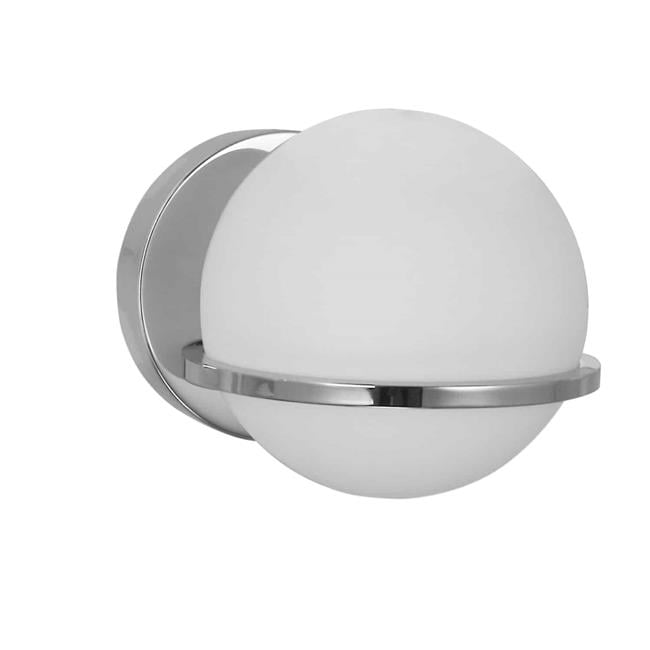 Picture of Dainolite SOF-61W-PC 1 Light Halogen Wall Sconce, Polished Chrome with White Glass