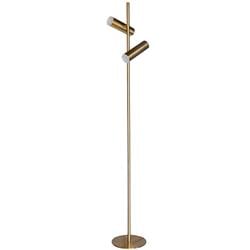 Picture of Dainolite CST-6112LEDF-AGB 12W Acrylic Diffuser Floor Lamp&#44; Aged Brass & Frosted