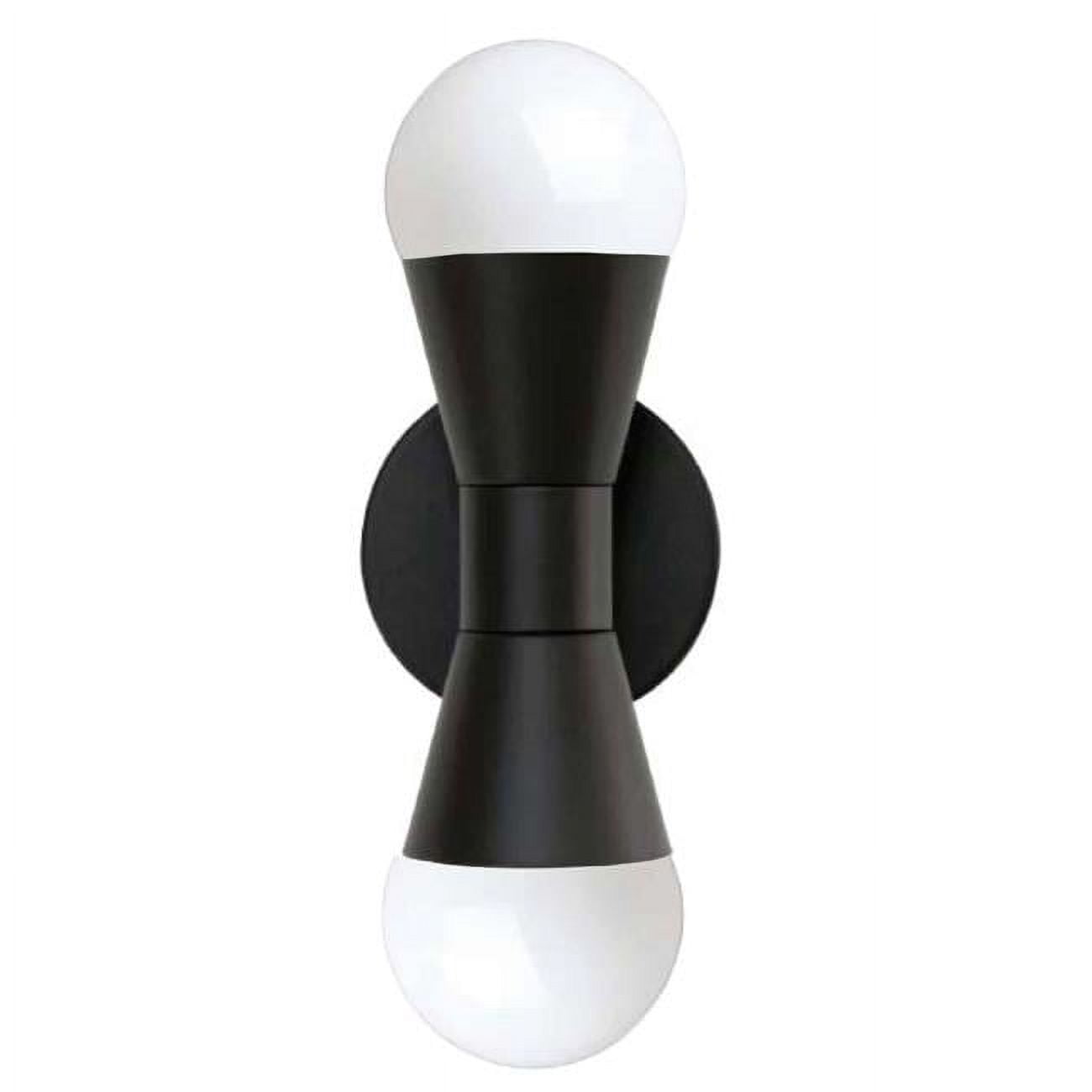Picture of Dainolite FOR-72W-MB 2 Light Incandescent Matte Black Wall Sconce