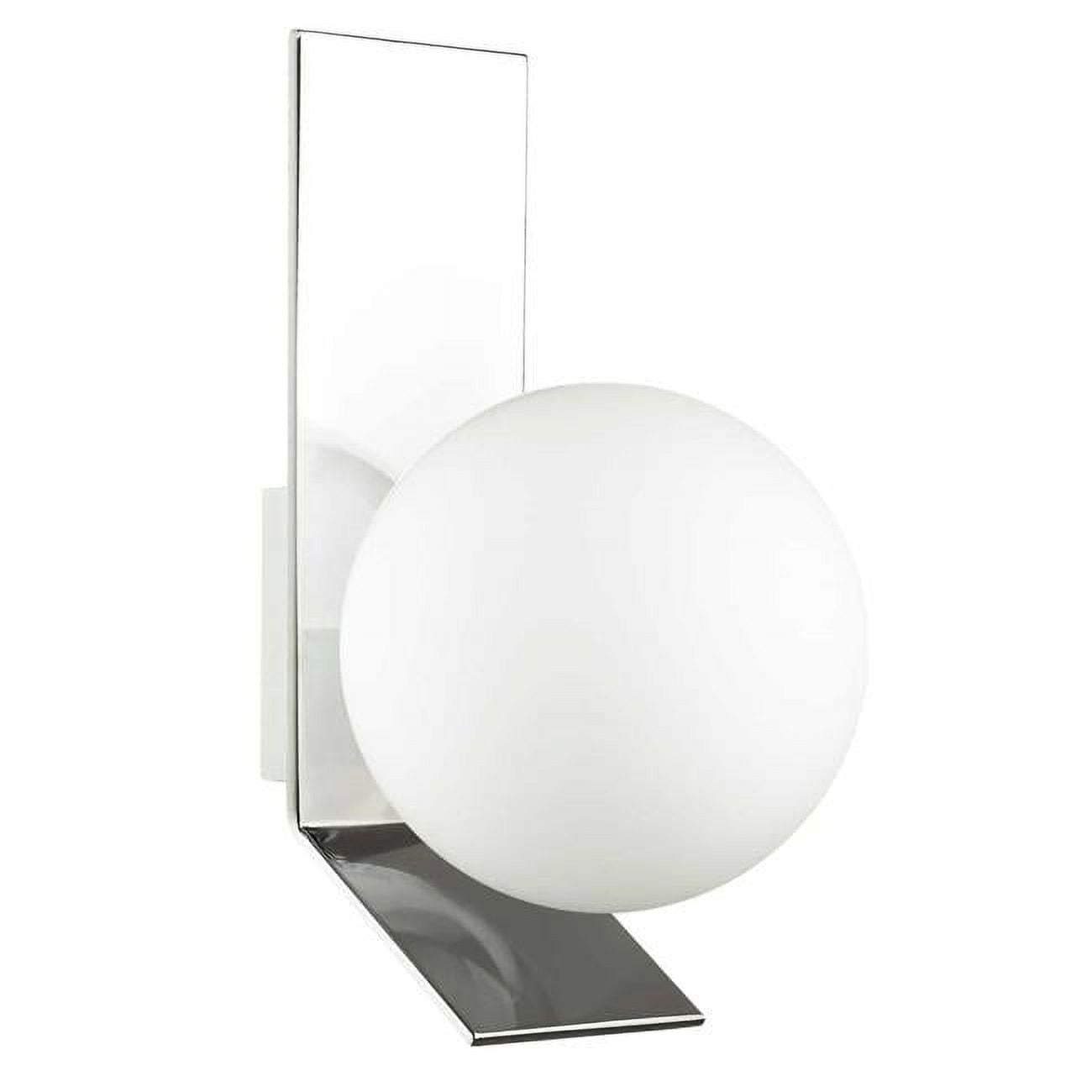 Picture of Dainolite VMT-81W-PC 1 Light Halogen Wall Sconce, Polished Chrome with Opal White Glass