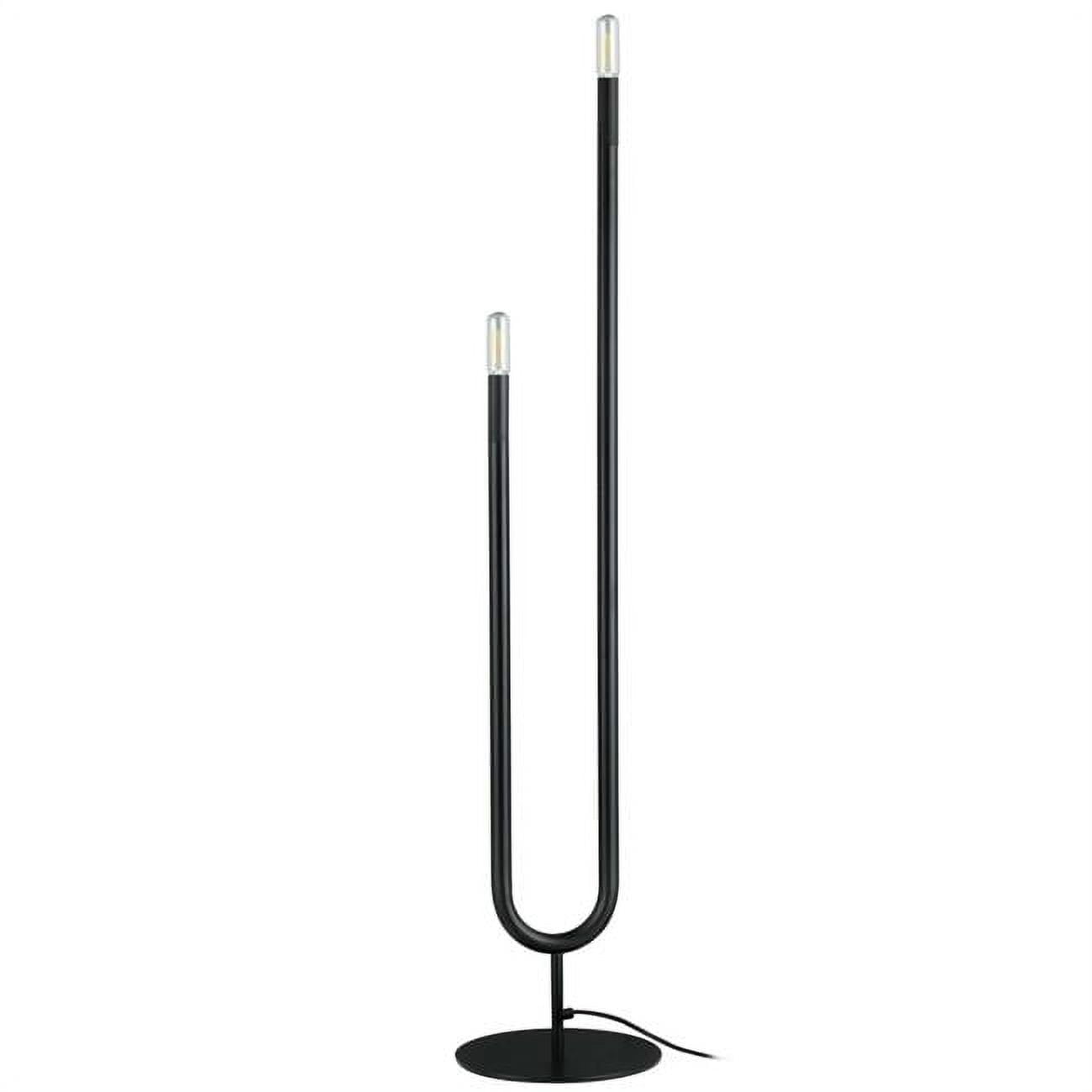 Picture of Dainolite WAN-602F-MB Incandescent Floor Lamp with Two Light, Matte Black