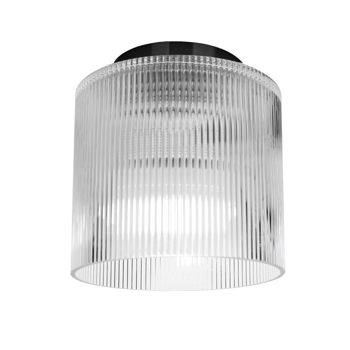 Picture of Dainolite NAD-71FH-MB-FL 7 in. Nadine 1 Light Flush Mount Ceiling Light&#44; Matte Black